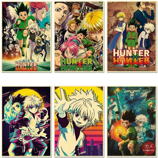 Hunter X - Anime Poster Aesthetic In A3 Hd
