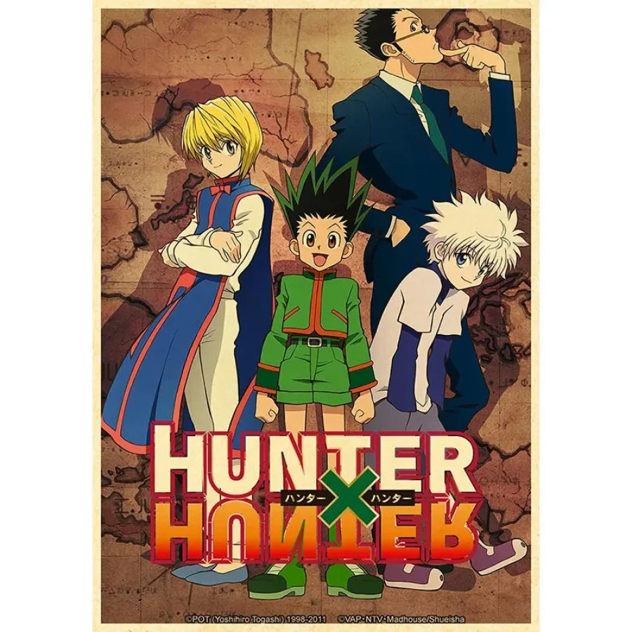 Hunter X - Anime Poster Aesthetic In A3 Hd