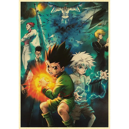 Hunter X - Anime Poster Aesthetic In A3 Hd