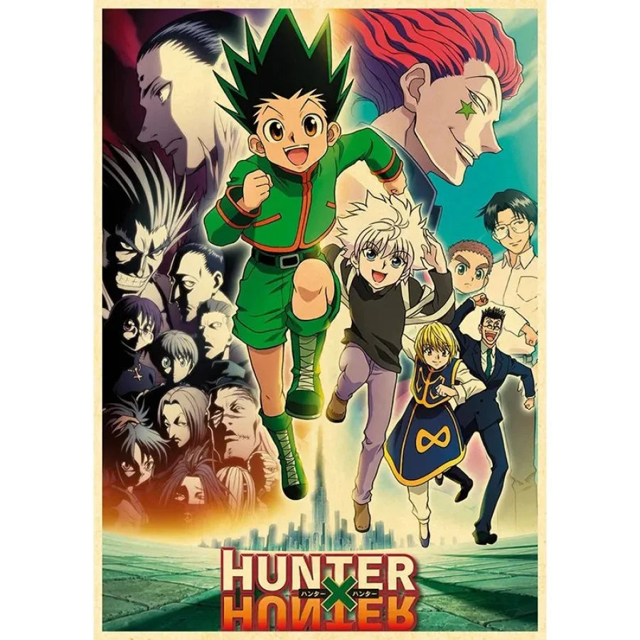 Hunter X - Anime Poster Aesthetic In A3 Hd