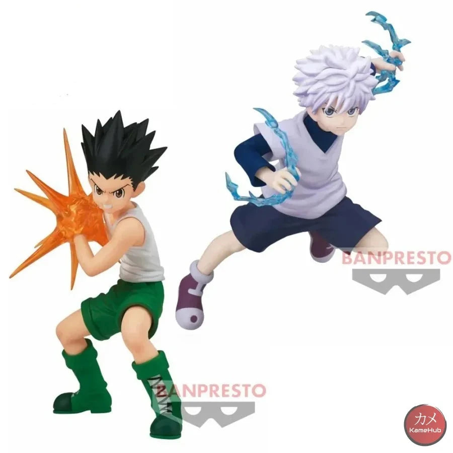 Hunter X - Gon Freecs E Killua Zoldyck Originale Bandai Banpresto Novita Action Figure