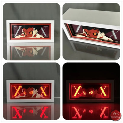Hunter x Hunter - Light Box 3D con Luce Led Gon Freecss / 16 Colori con Telecomando Gadget