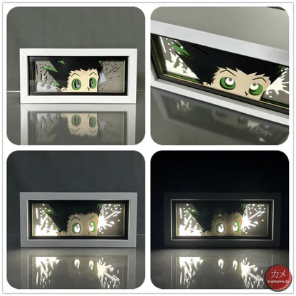Hunter x Hunter - Light Box 3D con Luce Led Gon Freecss 2 / 16 Colori con Telecomando Gadget