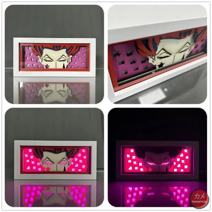 Hunter x Hunter - Light Box 3D con Luce Led Hisoka / 16 Colori con Telecomando Gadget