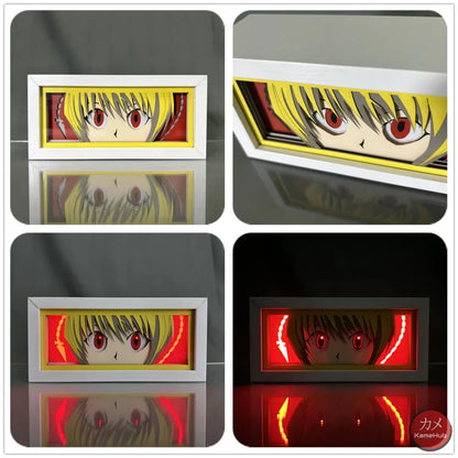 Hunter x Hunter - Light Box 3D con Luce Led Kurapika / 16 Colori con Telecomando Gadget