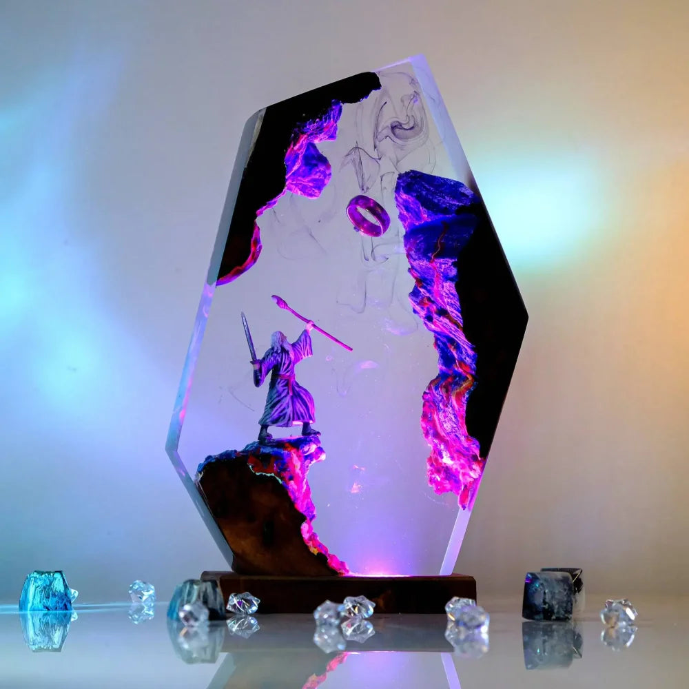 Il Signore degli Anelli - Gandalf Lampada Notturna Artistica con Luce LED - Gadget