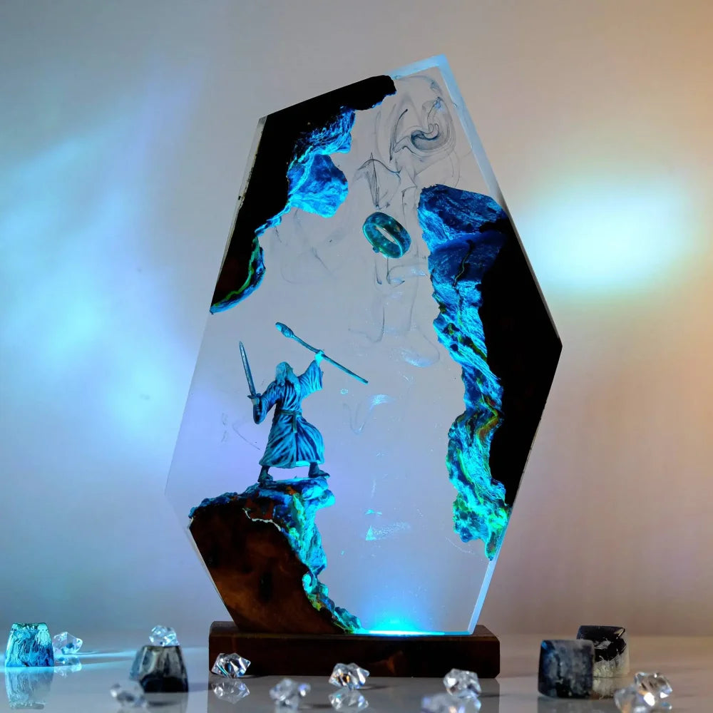 Il Signore degli Anelli - Gandalf Lampada Notturna Artistica con Luce LED - Gadget