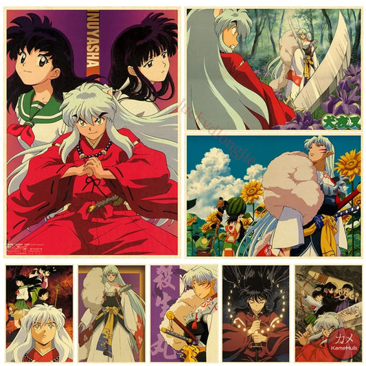 Inuyasha - Anime Poster Aesthetic In A3 Hd