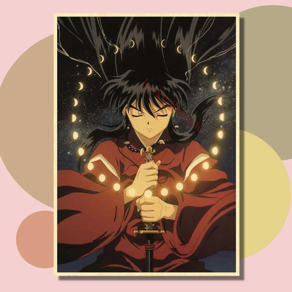 Inuyasha - Anime Poster Aesthetic In A3 Hd