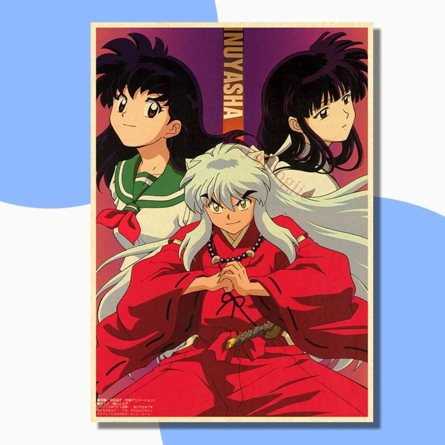 Inuyasha - Anime Poster Aesthetic In A3 Hd