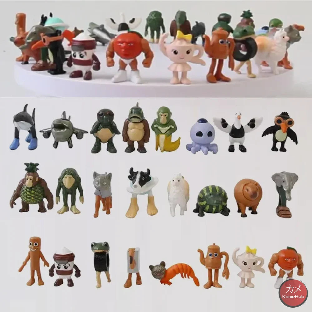 Italian Brainrot - Mini Figure Set 24 Pezzi - Italian Brainrot Set 24 PZ - Action Figure