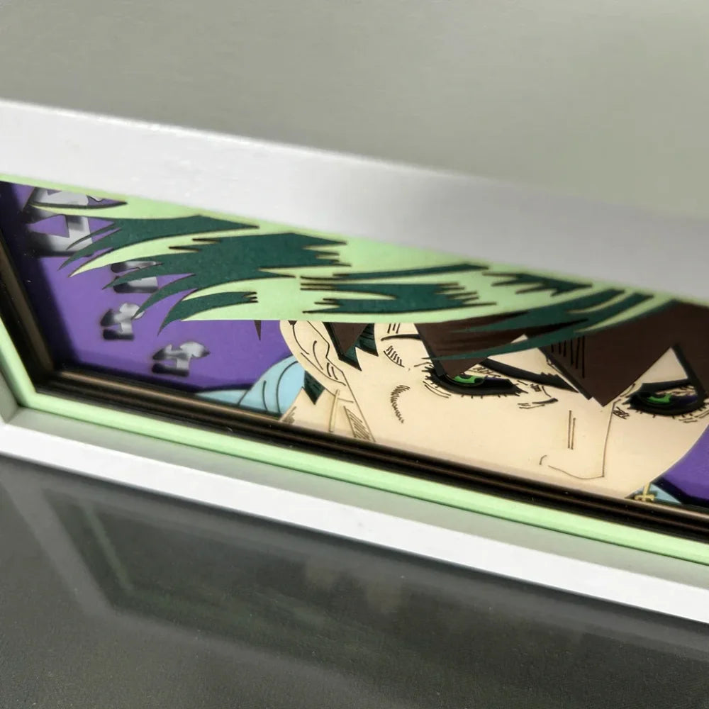 Jojo’s Bizarre Adventure - Light Box 3D con Luce Led Gadget
