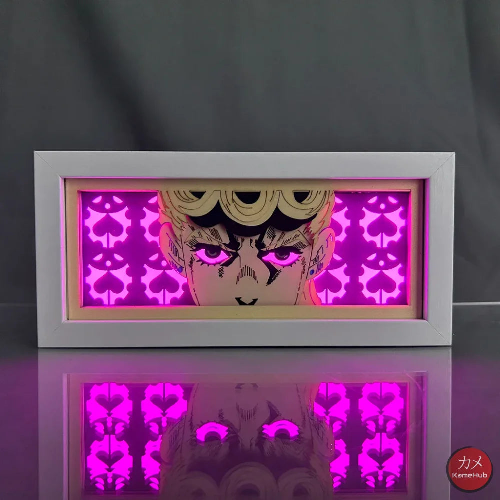 Jojo’s Bizarre Adventure - Light Box 3D con Luce Led Giorno Giovanna / 1 Colore Predefinito Gadget