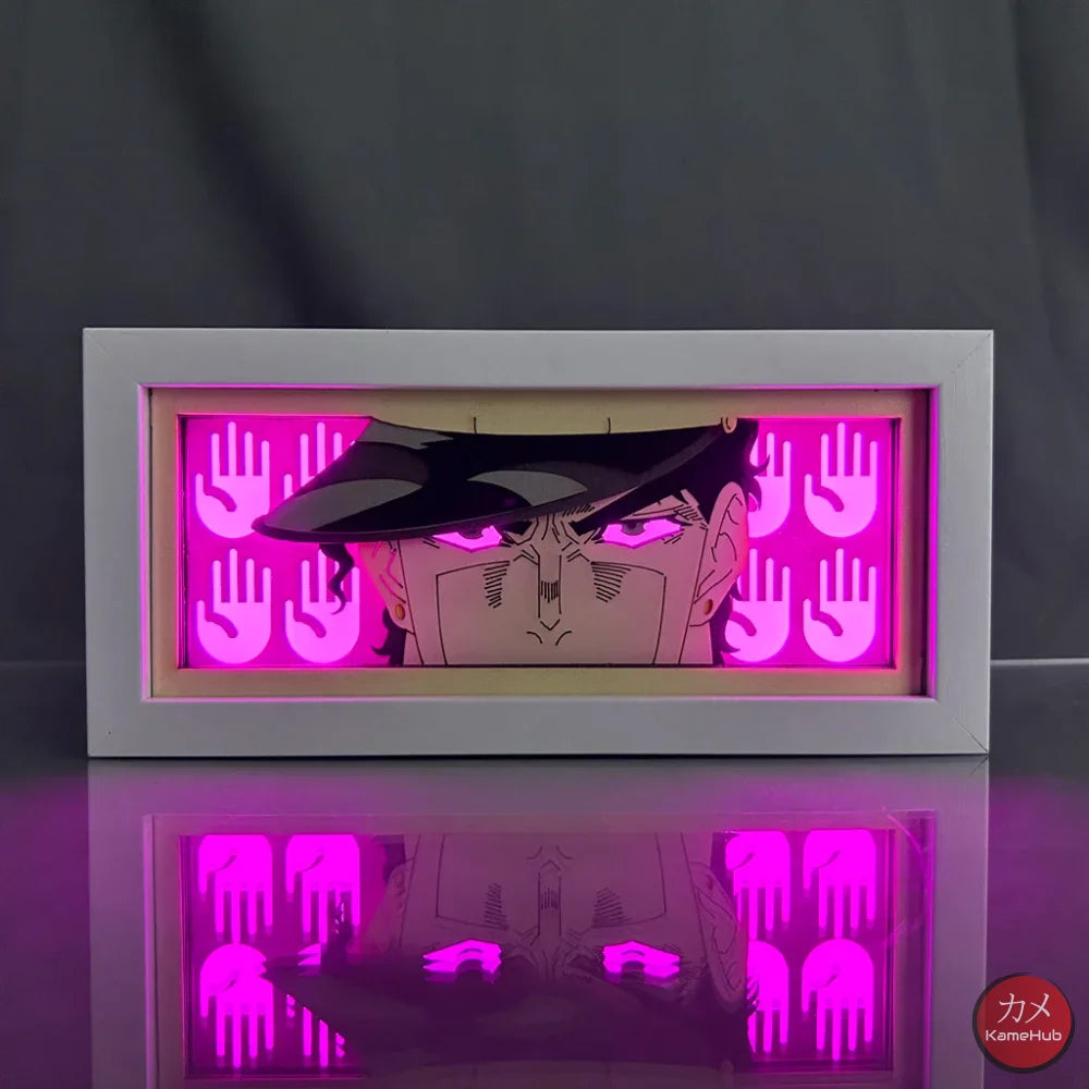 Jojo’s Bizarre Adventure - Light Box 3D con Luce Led Jotaro Kujo / 1 Colore Predefinito Gadget