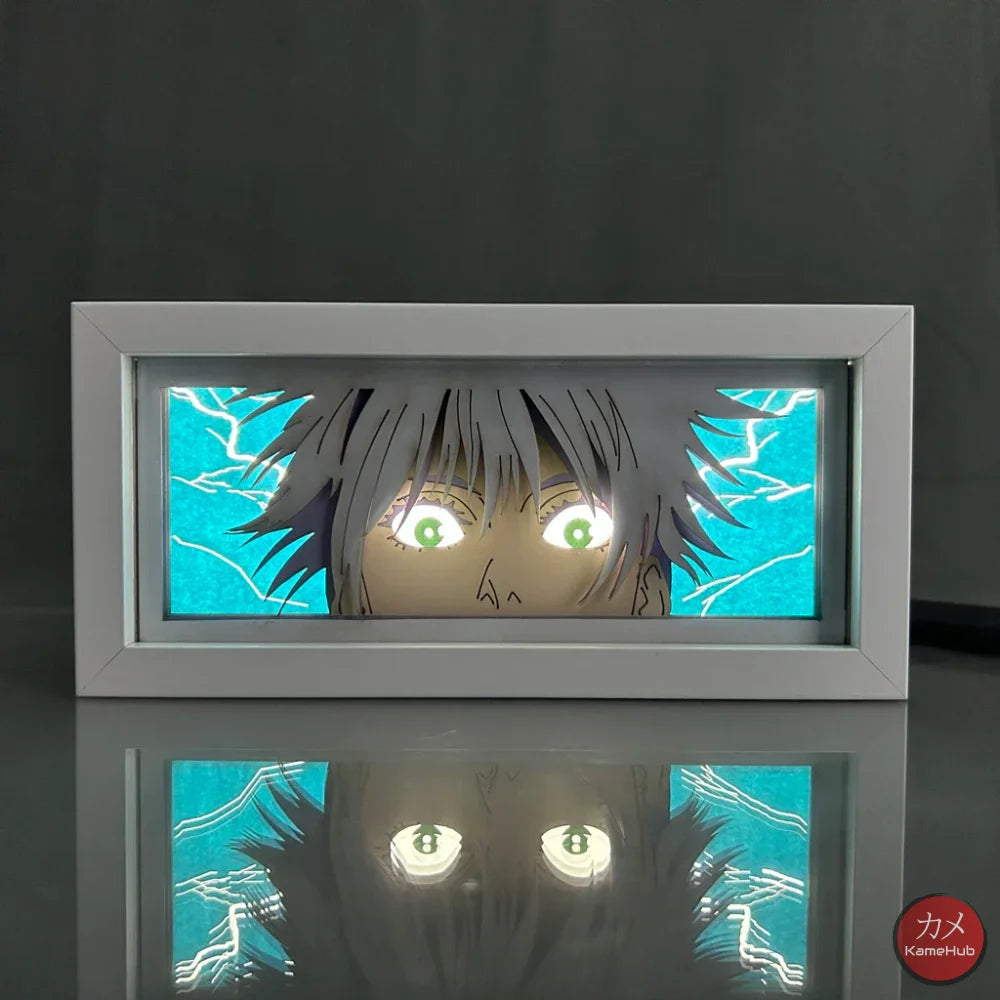 Jujutsu Kaisen - Gojo e Sukuna Light Box 3D con Luce Led Satoru Gojo 2 / 1 Colore Predefinito Gadget