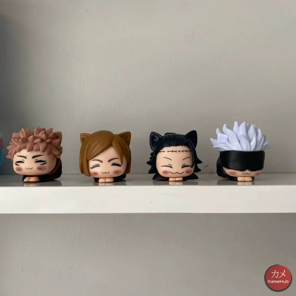 Jujutsu Kaisen - Mini Neko Action Figure 4Pcs Set Completo 4 PCS 5cm Action Figure