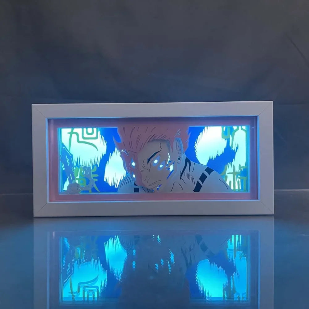 Jujutsu Kaisen - Sukuna Light Box 3D con Luce Led Gadget