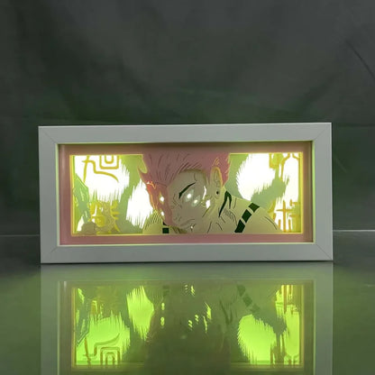 Jujutsu Kaisen - Sukuna Light Box 3D con Luce Led Gadget