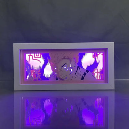 Jujutsu Kaisen - Sukuna Light Box 3D con Luce Led Gadget
