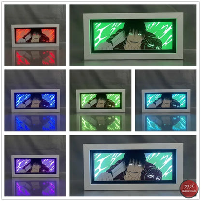 Jujutsu Kaisen - Toji Fushiguro Light Box 3D con Luce Led 16 Colori con Telecomando Gadget