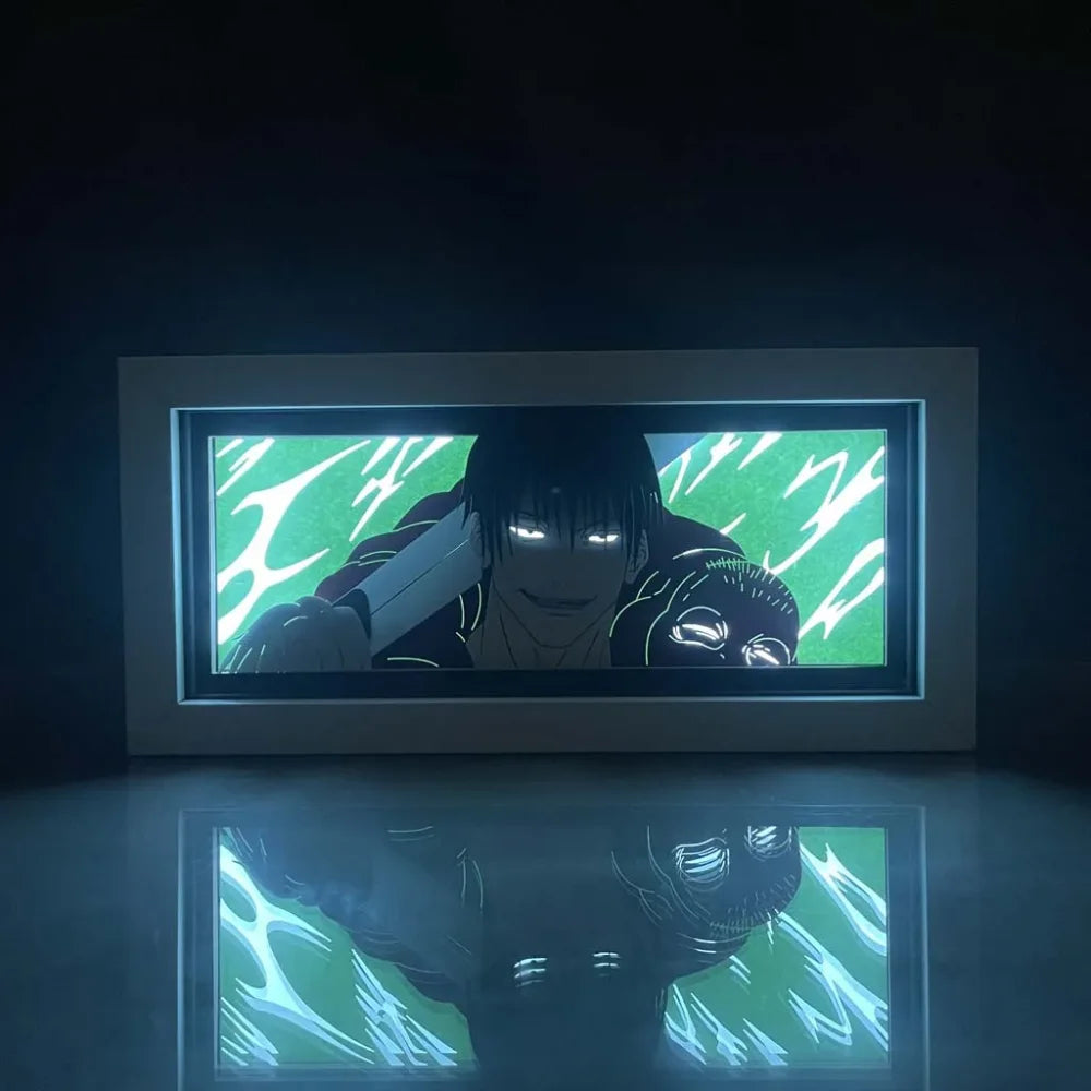 Jujutsu Kaisen - Toji Fushiguro Light Box 3D con Luce Led Gadget