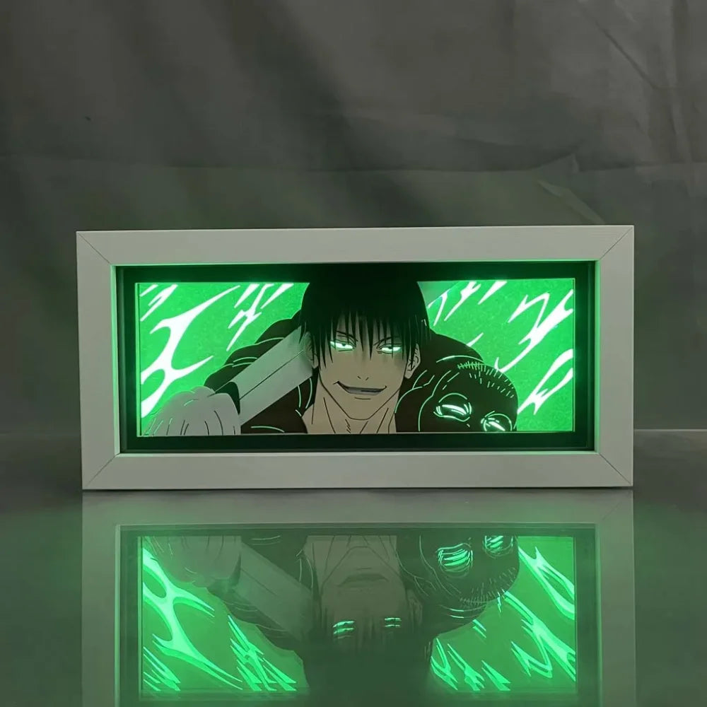 Jujutsu Kaisen - Toji Fushiguro Light Box 3D con Luce Led Gadget