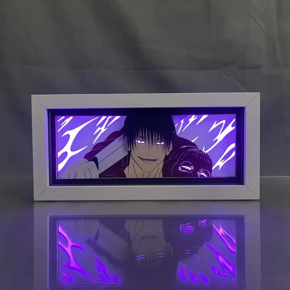 Jujutsu Kaisen - Toji Fushiguro Light Box 3D con Luce Led Gadget