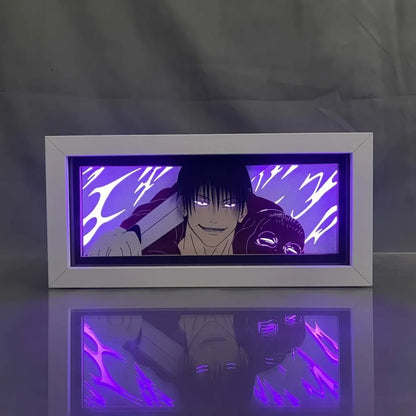 Jujutsu Kaisen - Toji Fushiguro Light Box 3D con Luce Led Gadget
