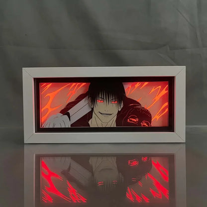 Jujutsu Kaisen - Toji Fushiguro Light Box 3D con Luce Led Gadget