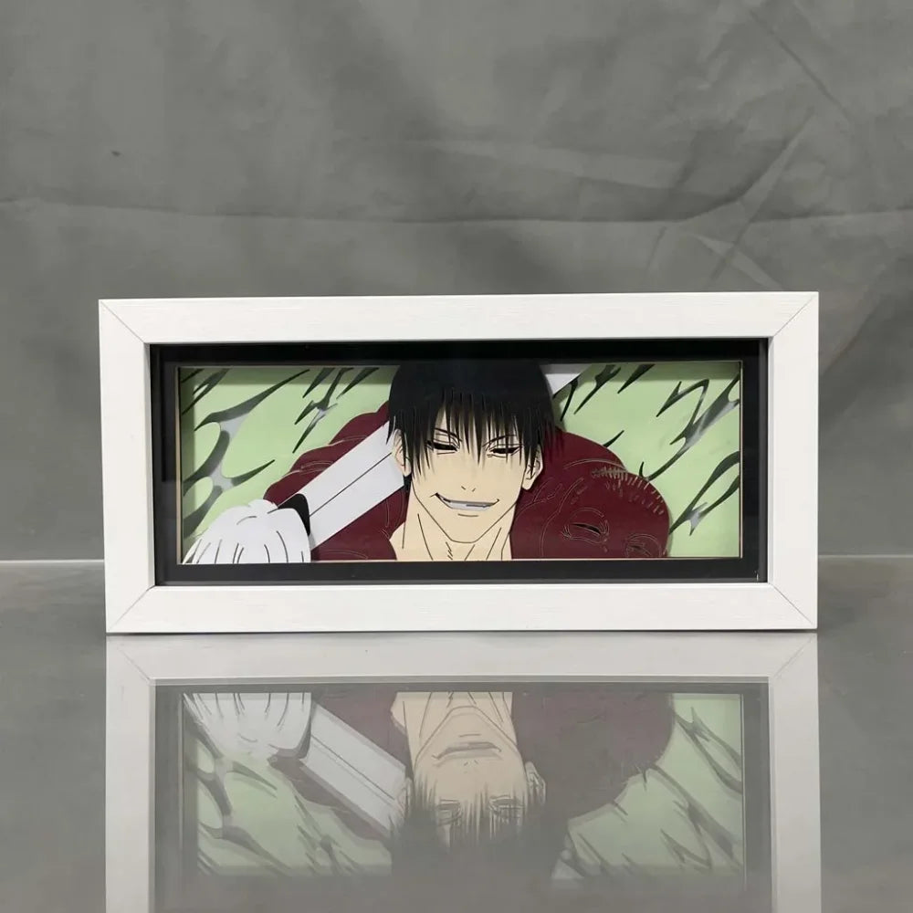 Jujutsu Kaisen - Toji Fushiguro Light Box 3D con Luce Led Gadget