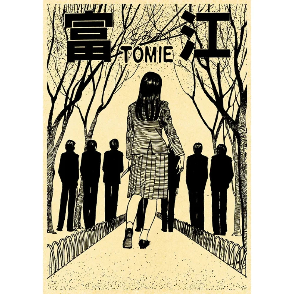 Junji Ito - Tomie Anime Poster Aesthetic In A3 Hd