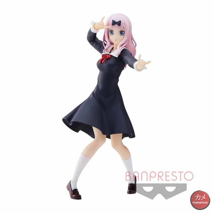 Kaguya Sama: Love Is War - Action Figure Originale Bandai Banpresto Fujiwara Chika 18Cm