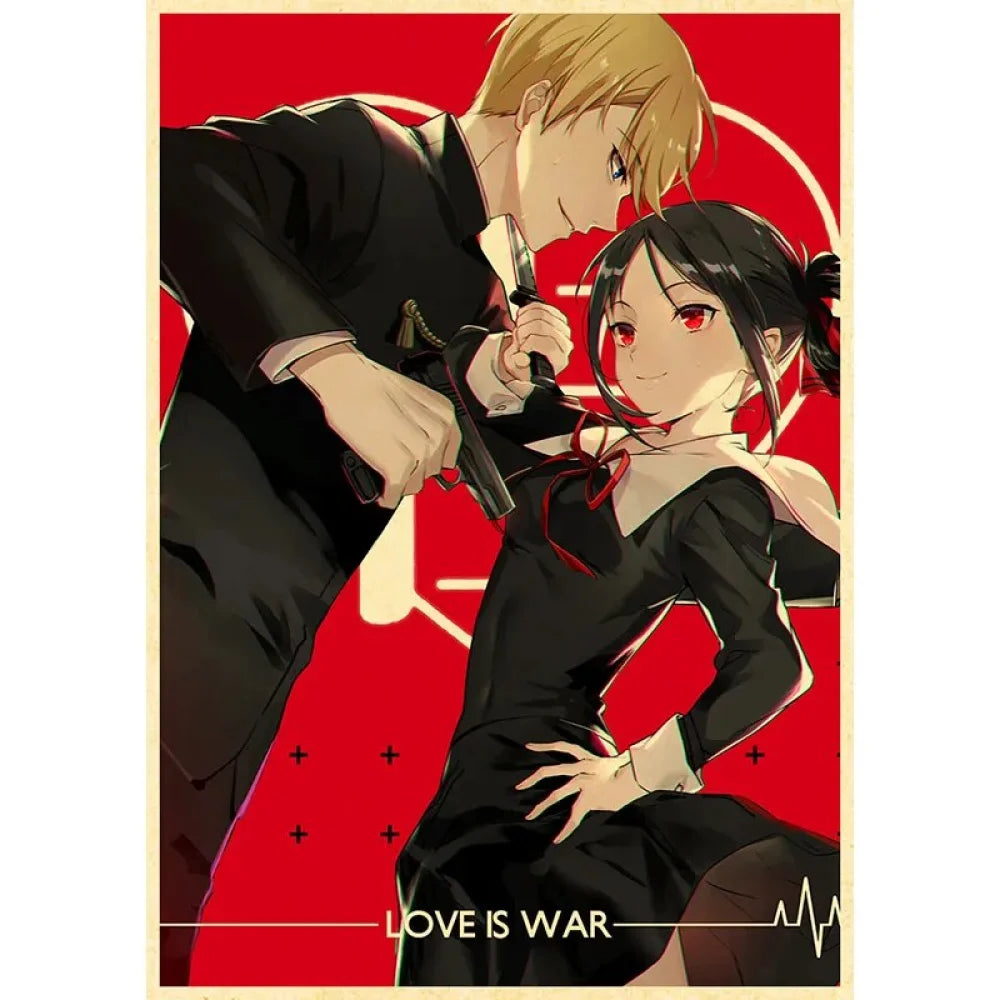 Kaguya Sama: Love Is War / Kaguya-Sama: Wa Kokurasetai - Anime Poster Aesthetic In A3 Hd