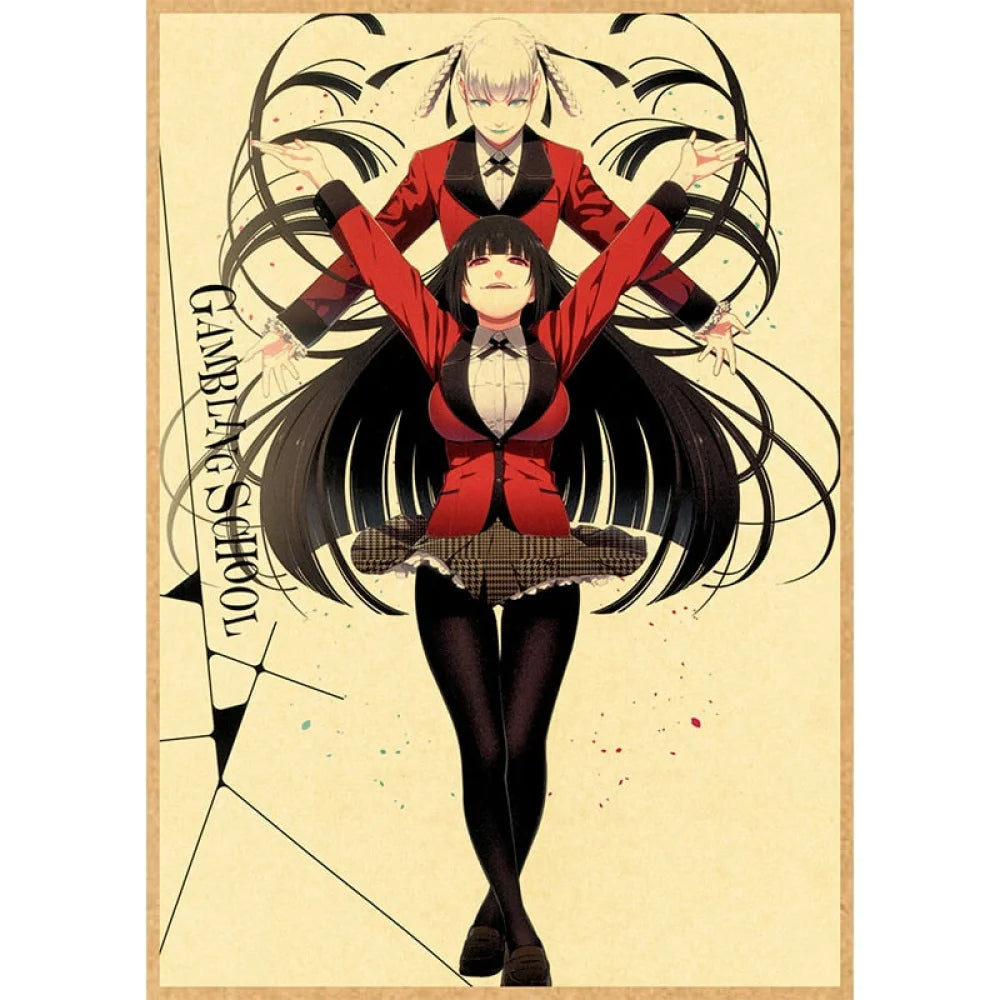 Kakegurui - Anime Poster Aesthetic In A3 Hd