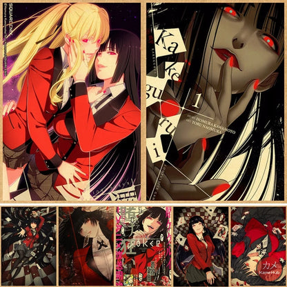 Kakegurui - Anime Poster Aesthetic In A3 Hd