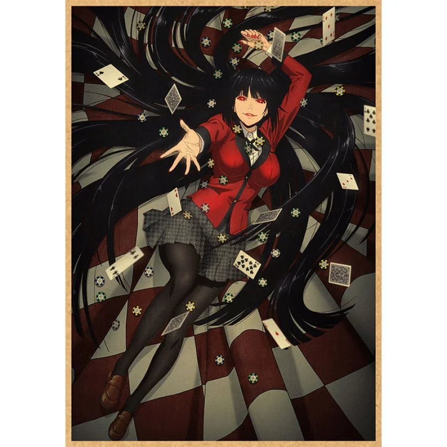 Kakegurui - Anime Poster Aesthetic In A3 Hd