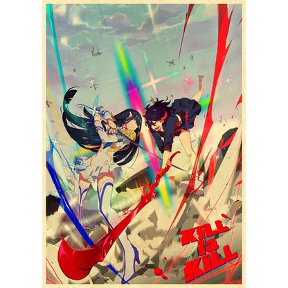 Kill La - Anime Poster Aesthetic In A3 Hd