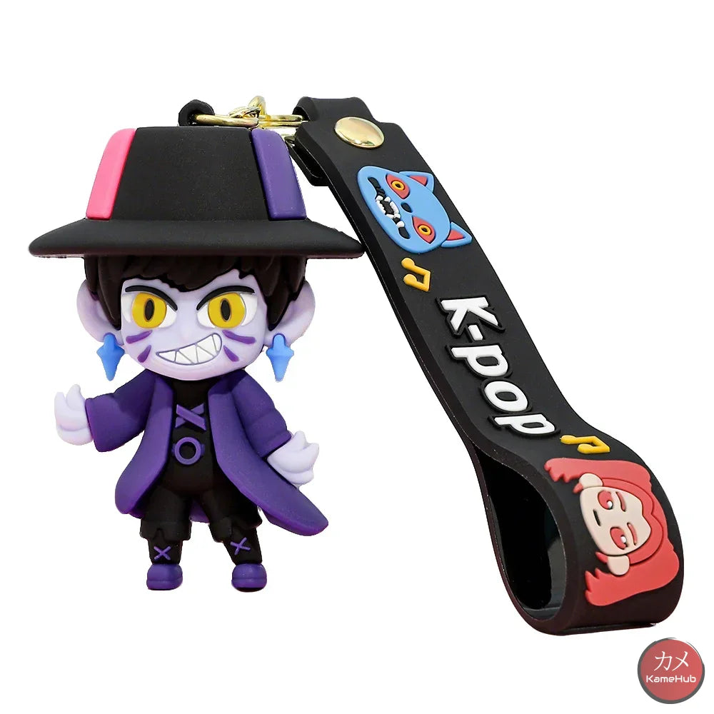 KPop Demon Hunters - Portachiavi in Silicone - Saja Boys Jinu - Accessori