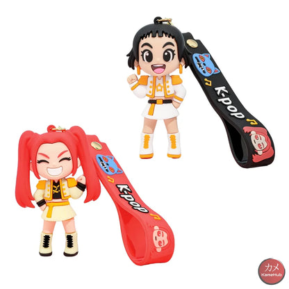 KPop Demon Hunters - Portachiavi in Silicone - Zoey e Mira - Accessori