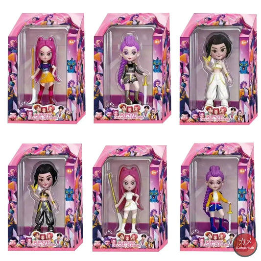 KPop Devil Hunters - Mira Rumi e Zoey Mini Figure - Set Completo 6 PCS - Action Figure