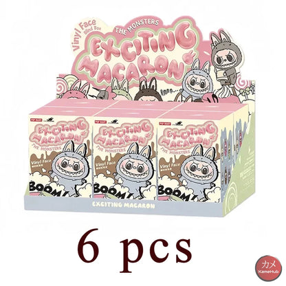 Labubu - Exciting Macaron Serie KawaiI V1 - Set Completo 6 PZ - Peluches