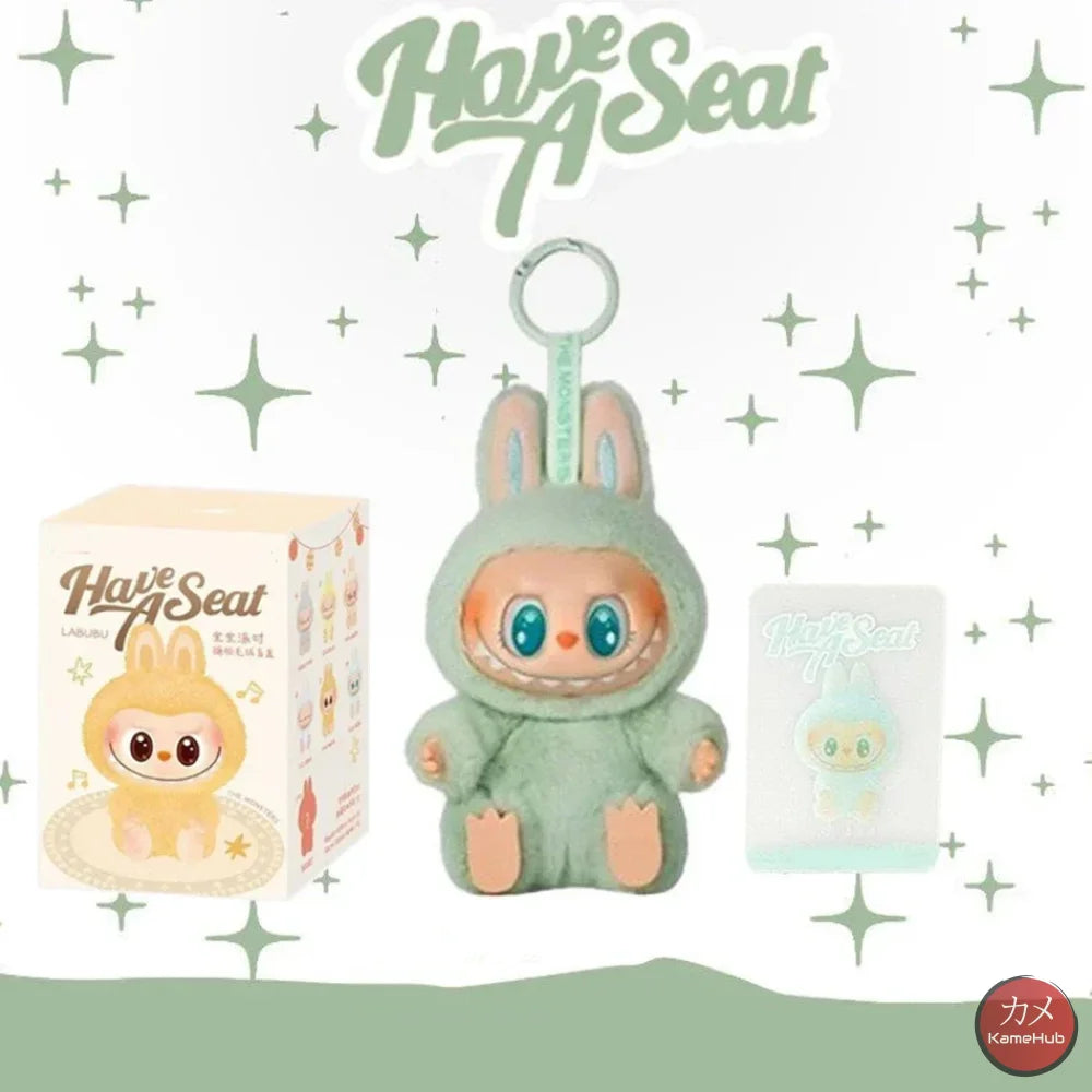 LABUBU - Have A Seat Serie Bambole Kawaii V2 - Ququ - Peluches