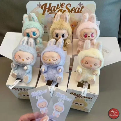 LABUBU - Have A Seat Serie Bambole Kawaii V2 - Set intero 6 pezzi - Peluches