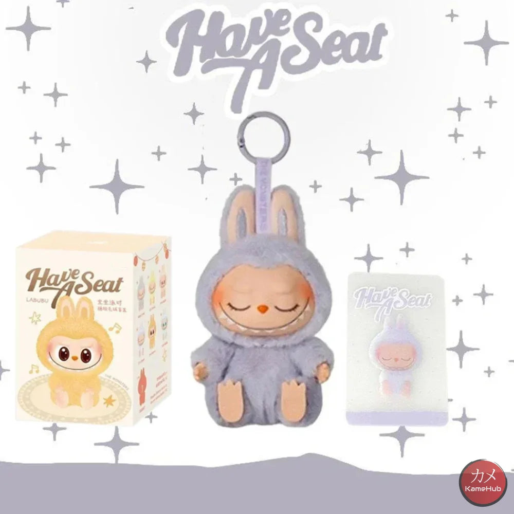 LABUBU - Have A Seat Serie Bambole Kawaii V2 - Zizi - Peluches