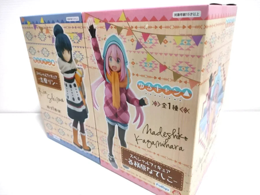 Laid-Back Camp / Yuru △ - Shima Rin E Kagamihara Nadeshiko Action Figure Furyu Special