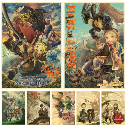 Made In Abyss - Anime Poster Aesthetic A3 Hd