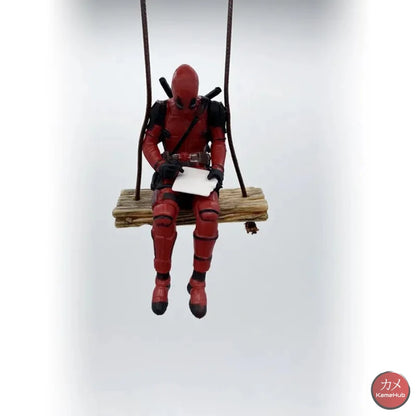 Deadpool - Mini Action Figure / Accessorio Per Auto Da Appendere 3