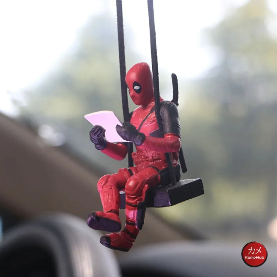 Deadpool - Mini Action Figure / Accessorio Per Auto Da Appendere