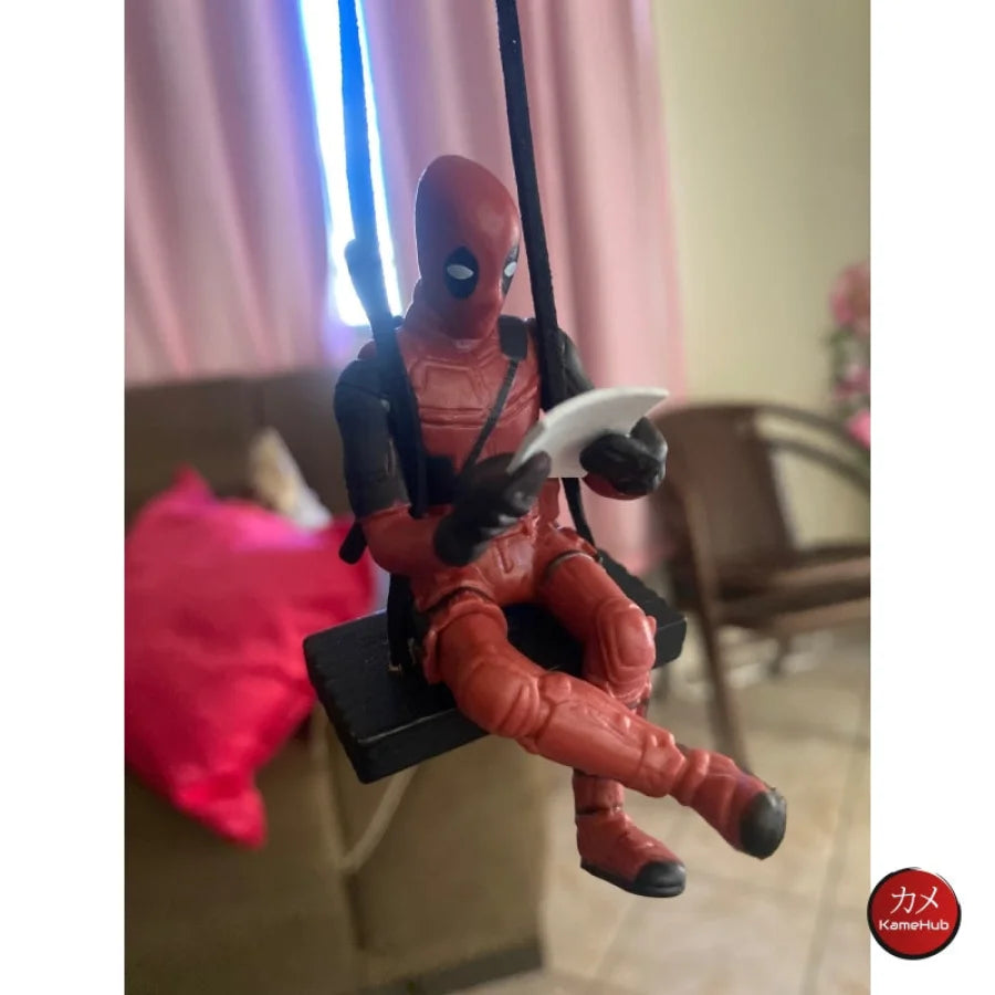 Deadpool - Mini Action Figure / Accessorio Per Auto Da Appendere