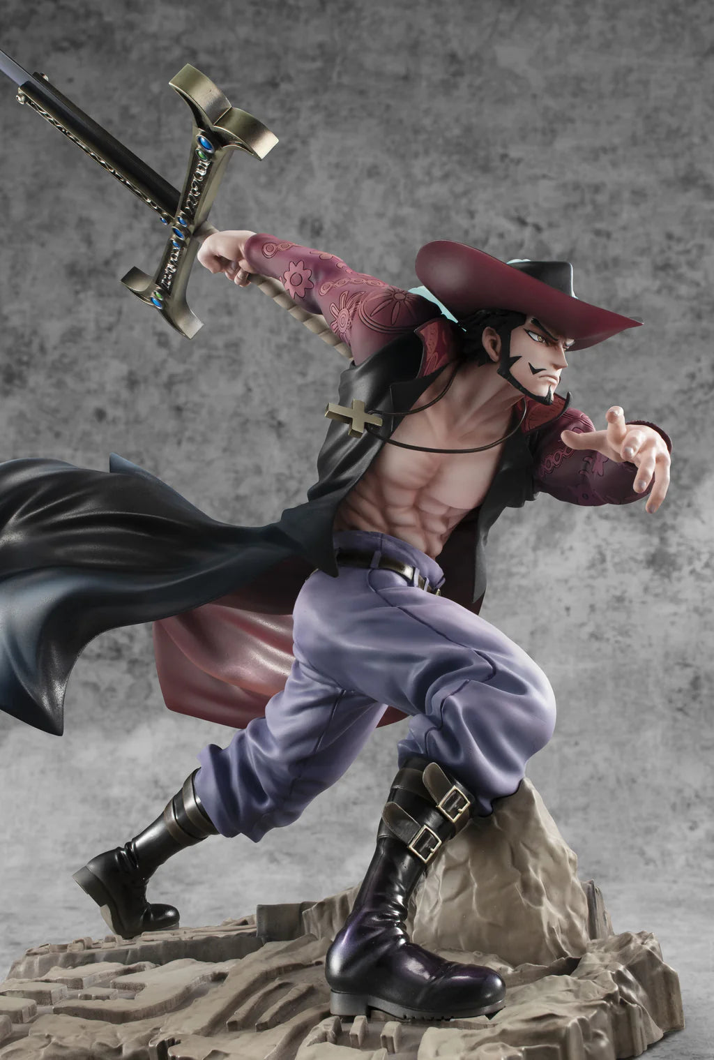 One Piece - Dracule Mihawk Action Figure MegaHouse POP NEO Maximum